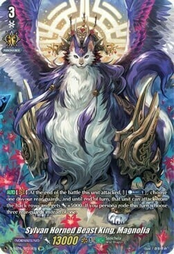 Sylvan Horned Beast King, Magnolia [D Format] Card Front