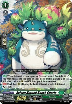 Sylvan Horned Beast, Charis [D Format] Card Front