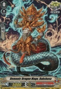 Demonic Dragon Mage, Rakshasa Card Front