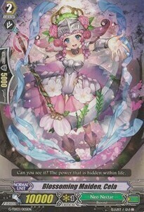 Blossoming Maiden, Cela Card Front