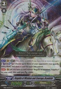 Regalia of Wisdom and Courage, Brynhildr Card Front