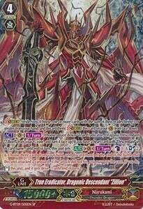 True Eradicator, Dragonic Descendant "Zillion" Card Front