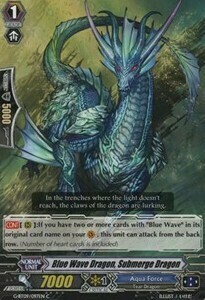 Blue Wave Dragon, Submerge Dragon [G Format] Card Front