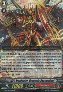 Eradicator, Dragonic Descendant Card Front