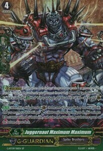Juggernaut Maximum Maximum Card Front