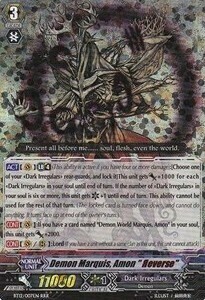 Demon Marquis, Amon "Яeverse" Card Front