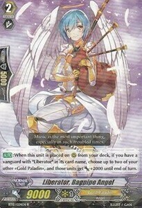 Liberator, Bagpipe Angel Card Front
