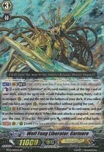 Wolf Fang Liberator, Garmore Card Front