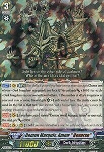 Demon Marquis, Amon "Яeverse" Card Front
