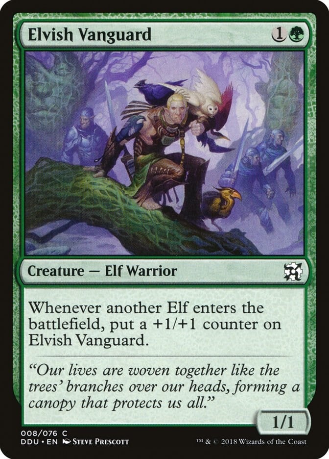 Elvish Vanguard Duel Decks Elves vs. Inventors Magic CardTrader