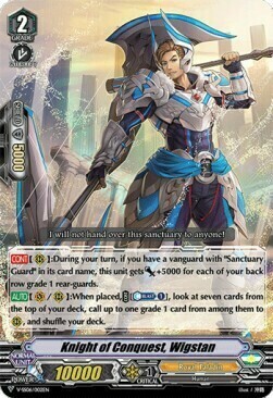 Knight of Conquest, Wigstan Card Front