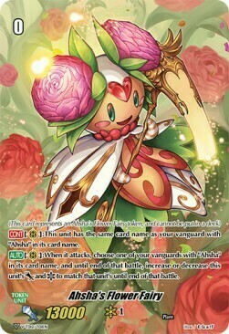Ahsha's Flower Fairy Token Card Front