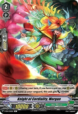 Knight of Cordiality, Morgan [V Format] Card Front