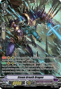 Steam Breath Dragon [V Format] Card Front