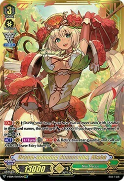 Dream-spinning Ranunculus, Ahsha [V Format] Card Front