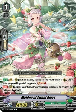 Maiden of Sweet Berry Card Front