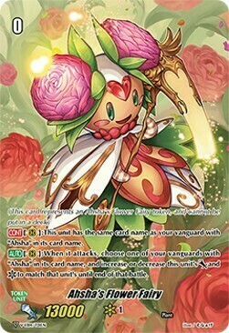 Ahsha's Flower Fairy Token [V Format] Card Front