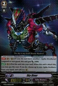 Sky Diver Card Front