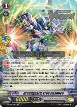Cosmic Hero, Grandguard Card Front