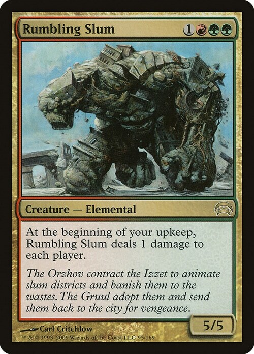 Rumbling Slum Card Front