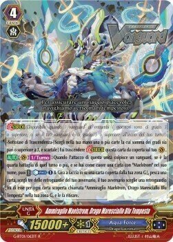 Blue Storm Marshal Dragon, Admiral Maelstro Card Front
