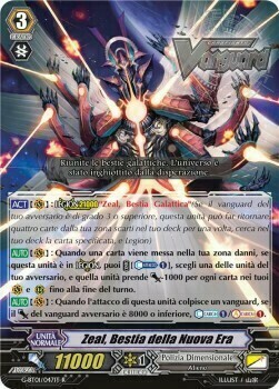 Zeal, Bestia della Nuova Era Card Front