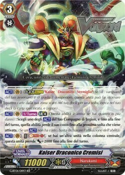 Kaiser Draconico Cremisi Card Front