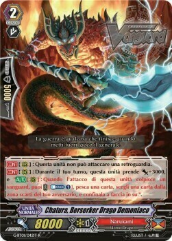 Demonic Dragon Berserker, Chatura Card Front