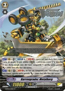 Metalborg, Barrengrader Card Front