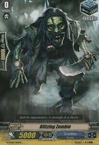 Blitzing Zombie Card Front