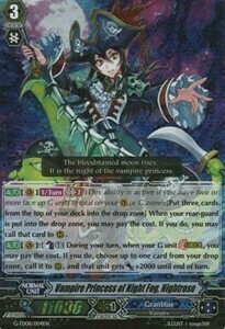 Vampire Princess of Night Fog, Nightrose Card Front