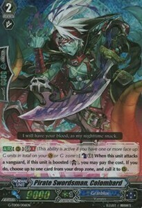 Pirate Swordsman, Colombard Card Front