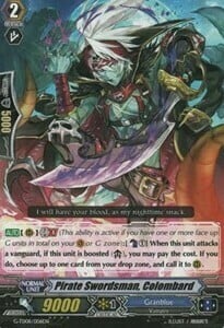Pirate Swordsman, Colombard Card Front