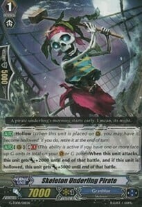 Skeleton Underling Pirate [G Format] Card Front