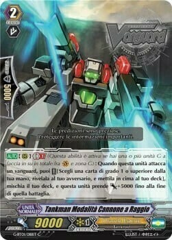 Tankman Modalità Cannone a Raggio Card Front