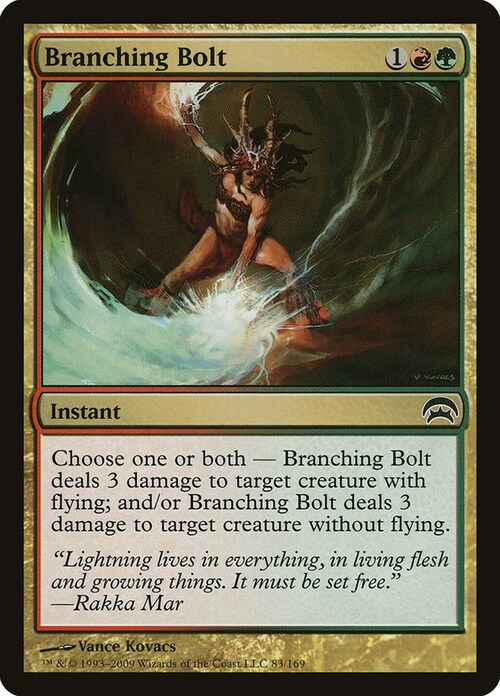 Branching Bolt Card Front