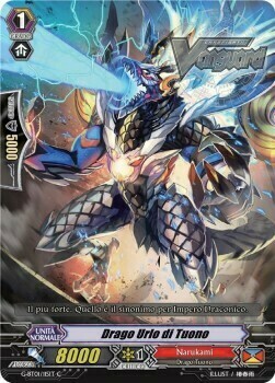 Drago Urlo di Tuono Card Front