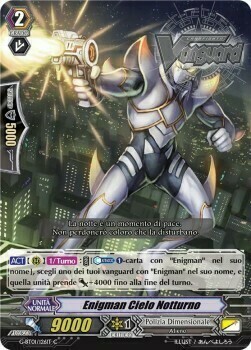 Enigman Cielo Notturno Card Front