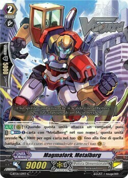 Magmafork, Metalborg Card Front