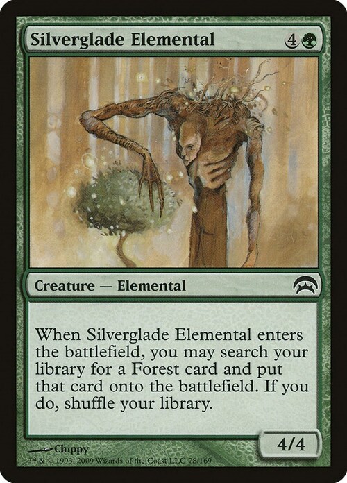 Elementale di Silverglade Card Front