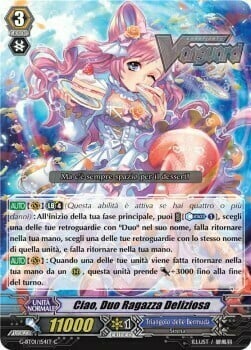 Duo Delicious Girl, Ciao Card Front