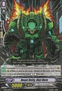 Beast Deity, Riot Horn Card Front