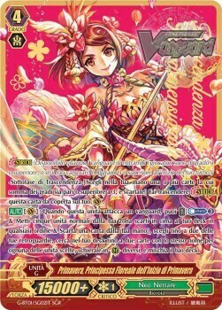 Flower Princess of Spring's Beginning, Primavera Card Front
