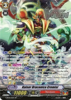 Dragonic Kaiser Crimson Card Front