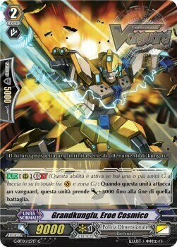 Grandkungfu, Eroe Cosmico Card Front