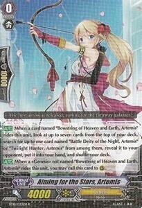Aiming for the Stars, Artemis Card Front