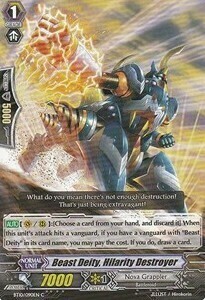 Beast Deity, Hilarity Destroyer Card Front