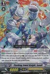 Flashing Jewel Knight, Iseult [G Format] Card Front