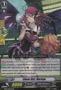 Cheer Girl, Marilyn Card Front