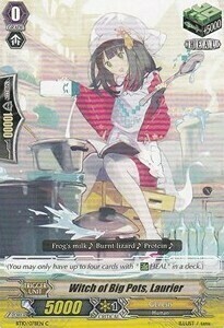 Witch of Big Pots, Laurier Card Front